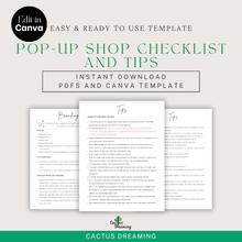 Load image into Gallery viewer, Craft Show Display Pop-up Check List - Digital Download