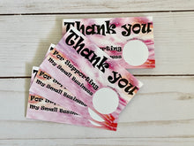 Load image into Gallery viewer, Fun Scratch Off Cards for Customers
