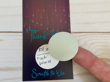 Load image into Gallery viewer, Stars Falling Thank You Scratch Off Cards