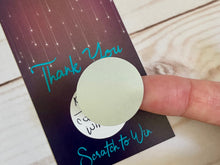 Load image into Gallery viewer, Stars Falling Thank You Scratch Off Cards