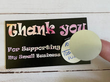Load image into Gallery viewer, Black Whimsical Thank You Scratch Off Cards