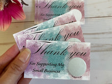 Load image into Gallery viewer, Glitter Thank You Scratch Off Cards