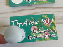 Load image into Gallery viewer, Horizontal Cactus Thank You Scratch Off Cards