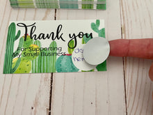 Load image into Gallery viewer, Cactus Thank You Scratch Off Cards