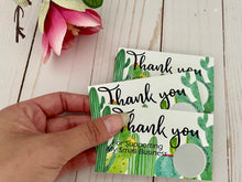 Load image into Gallery viewer, Cactus Thank You Scratch Off Cards