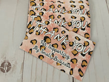 Load image into Gallery viewer, Pink Leopard  Customer Appreciation Thank You Cards