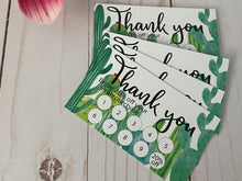 Load image into Gallery viewer, Cactus Customer Appreciation Punch Card