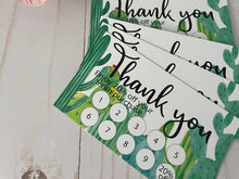 Load image into Gallery viewer, Cactus Customer Appreciation Punch Card