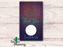 Load image into Gallery viewer, Stars Falling Thank You Scratch Off Cards
