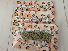 Load image into Gallery viewer, Pink Leopard Thank You Cards
